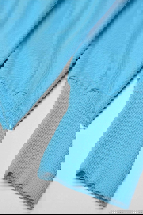 ENORSIA Raw Edge Chest Print Sweatshirt