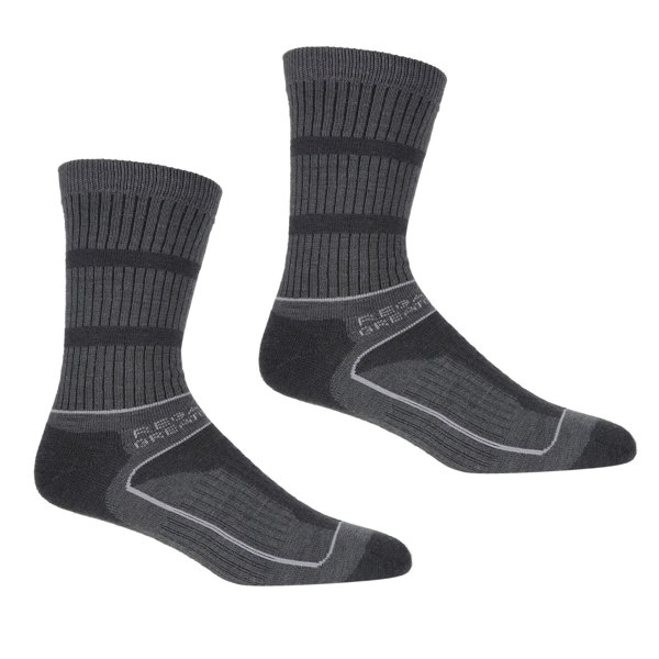 Regatta Women's Samaris 3 Season Boot Socks - Briar Grey/Light Steel