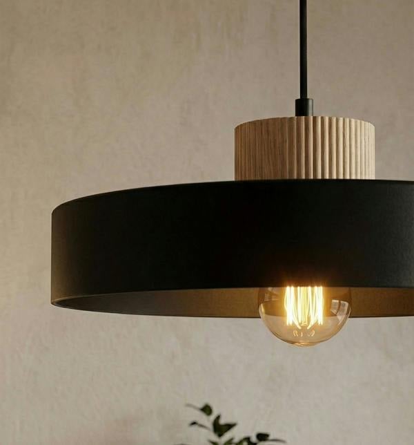 Emibig KIVI Lge Pendant Lamp 1 x E27 Black