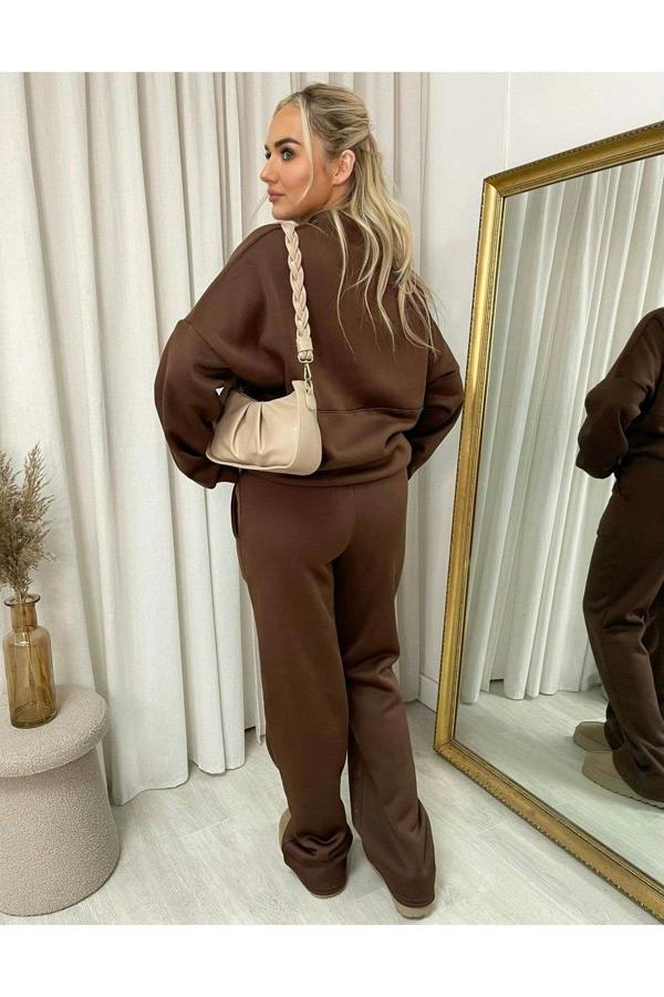 ikrush Ashlee Zip Bomber Jacket And Trouser Co-ord Set