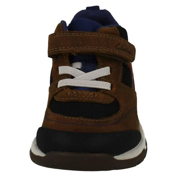 Clarks Boys Clarks Casual First Boots Steggy Stomp T