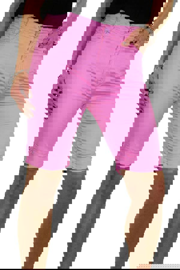 Paulo Due Women's Slim Fit Chino Casual Shorts