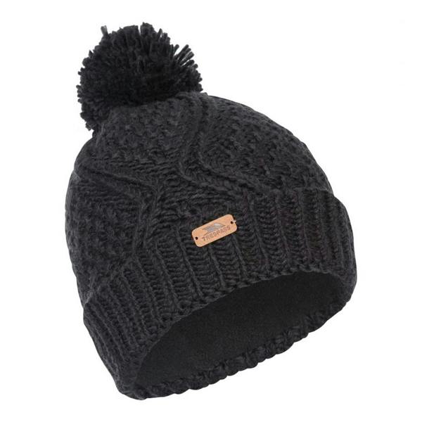 Trespass Womens/Ladies Zyra Knitted Beanie - Black - 
