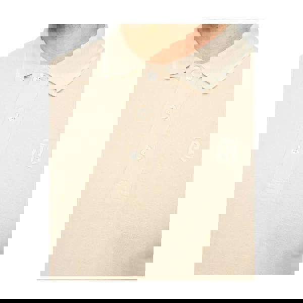 Crosshatch Mens Crufton Polo Shirt - Light Stone - 