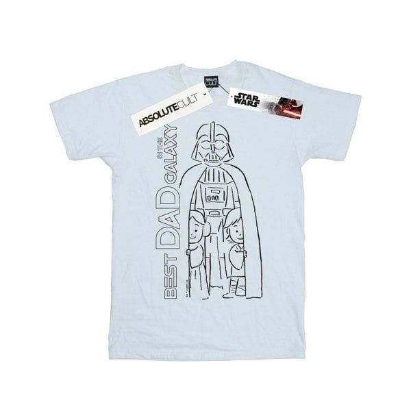 Star Wars Mens Best Dad In The Galaxy T-Shirt - White
