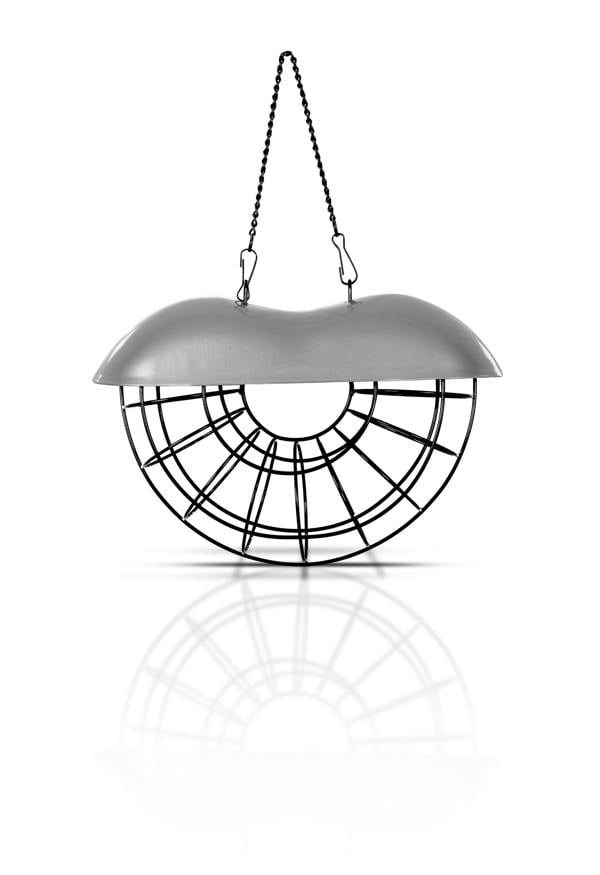 St Helens Wood Metal Suet Bird Feeder With Hanging Chain