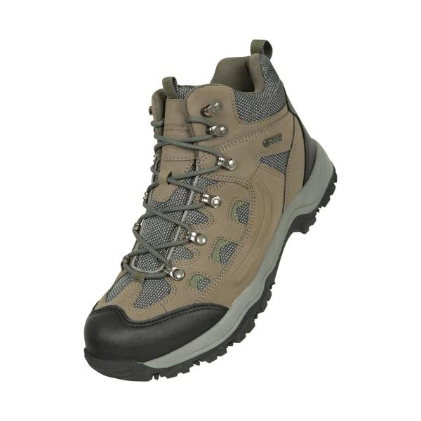 Mountain Warehouse Mens Adventurer Waterproof Hiking Boots - Khaki