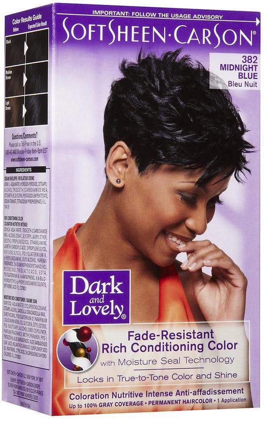 Dark and Lovely Dark & Lovely Rich Conditioning Hair Color - Mid-Night Blue