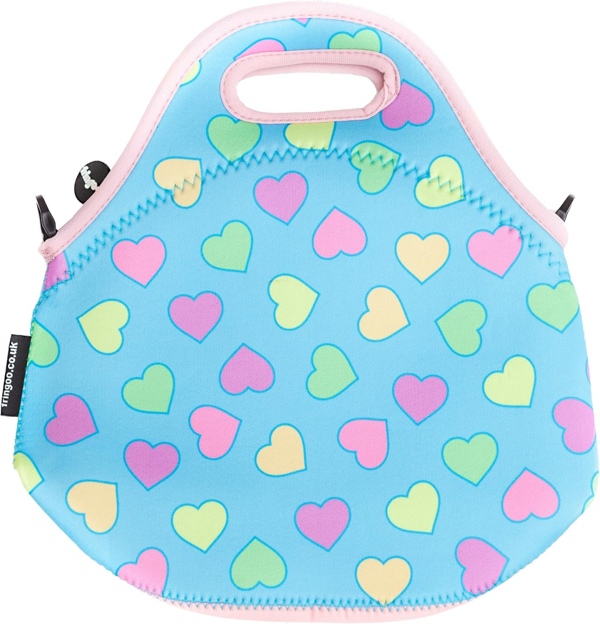 Fringoo Kids Thermal Insulated Cooler Lunch Bag with Zipped Pocket & Shoulder Strap for School or Nursery