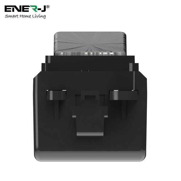 ENER-J Wireless Grid Switch Compatible with Gridpro plate, Satin Chrome (Eco Series)
