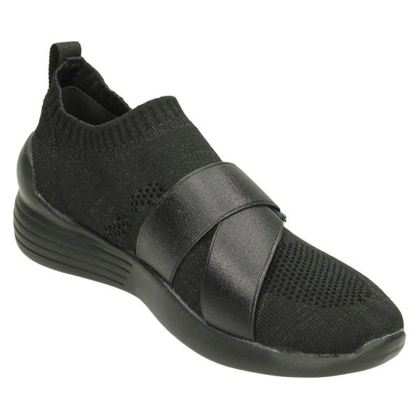 Reflex Ladies Reflex Ribbed Elasticated Pumps F7093