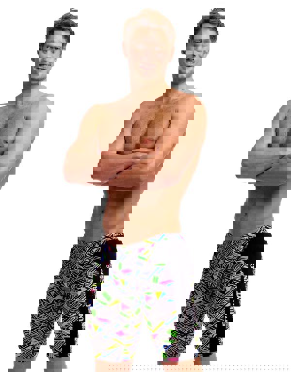 Funky Trunks Bits Of Peace Swim Training Jammer - Black/Multi