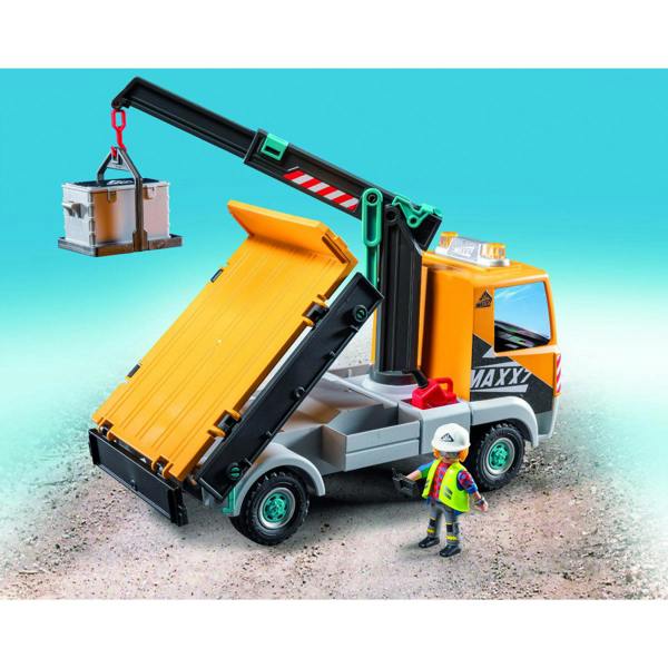 Playmobil Construction Truck with Crane - 71750 Playset