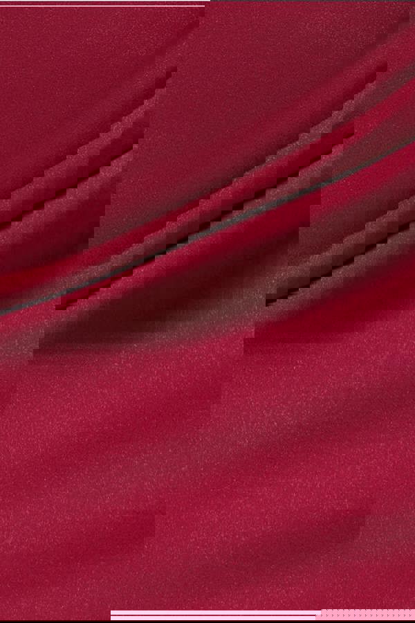 Off The Shoulder 3D Puffed Sleeve Sweetheart Maxi Dress - Burgundy DR4637