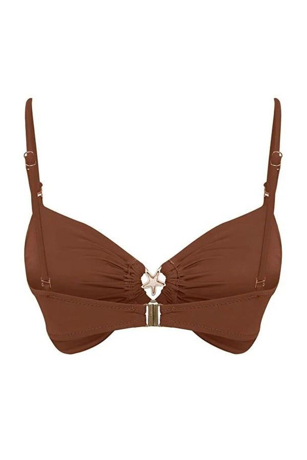 WOVCOR Strapless Covered Bikini Top with Accessories