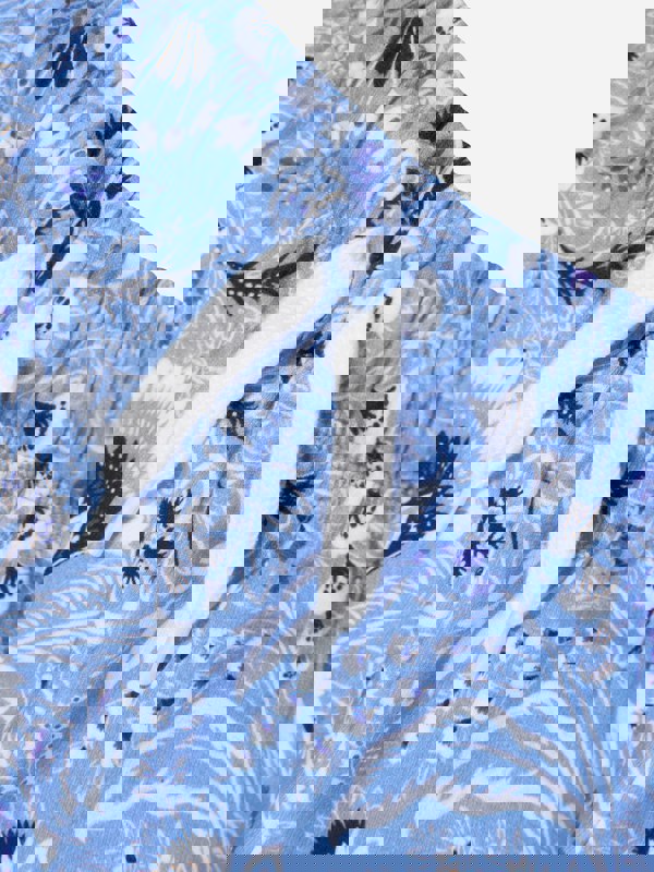 Etro Boys Floral Paisley Shorts in Blue