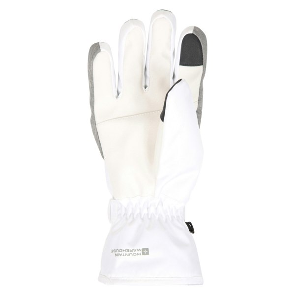 Mountain Warehouse Womens/Ladies Glide Waterproof Ski Gloves - White