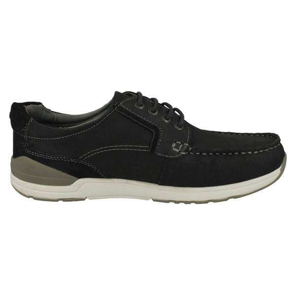 Hush Puppies Mens Hush Puppies Lace Up Boat Shoes Flynn Boat Shoe