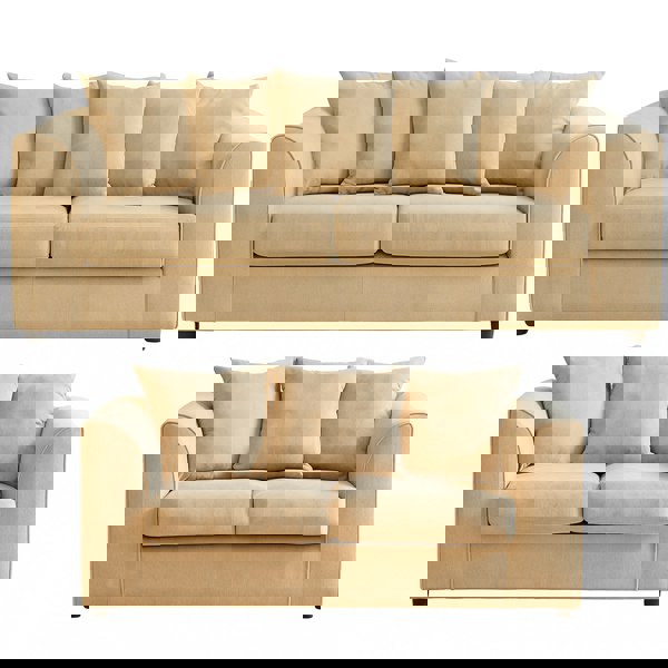 Furnishings For Less Casper Chenille Fabric Sofa Set