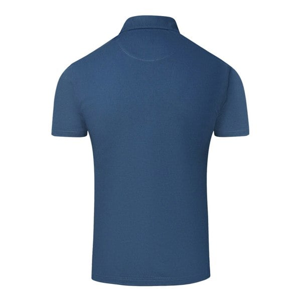 Aquascutum Aldis London Logo Polo Shirt - Blue