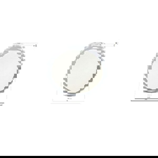 Milagro Layla Stylish White Ceiling Lamp 66W Led Dimmable With Invluded Remote Shade Designed To Give The Effect Of A Starry Sky