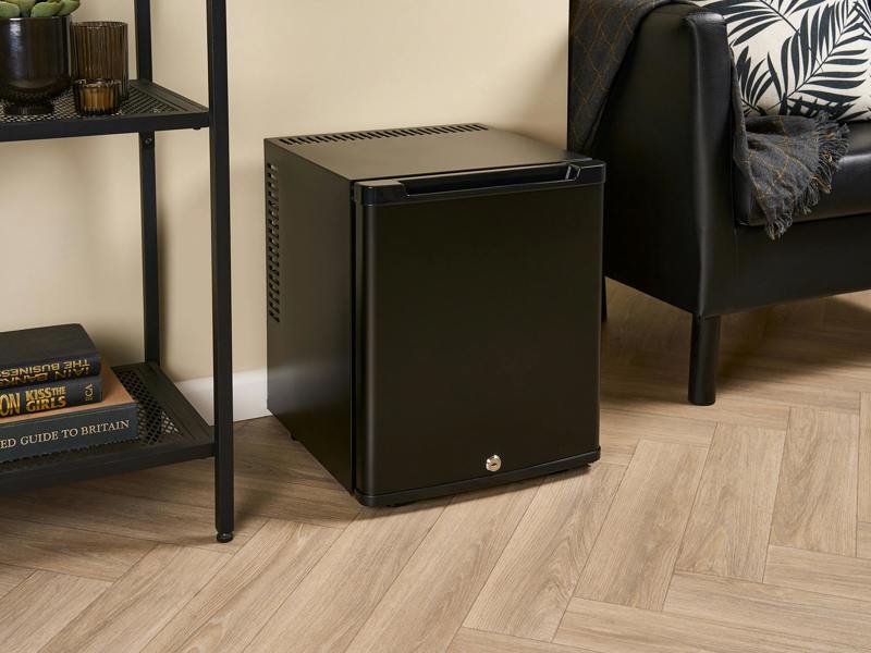 Corby Eton 20L Lockable Minibar in Black - UK Plug