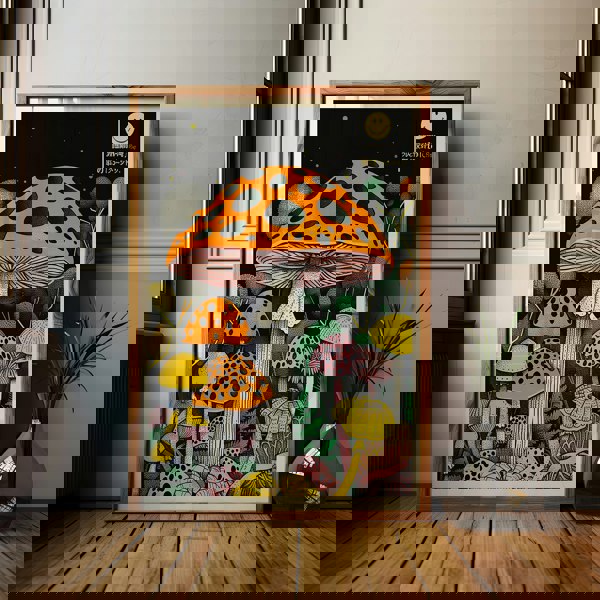 Pipe Dream Psychedelic Mushroom Print Poster by Love Frankie