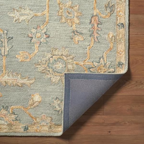 Livabliss Arnold-Hand Tufted Grey Beige Pink Wool Traditional Boho Rug