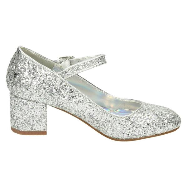 Spot On Girls Spot On Heeled Sparkly Dolly Shoes H3057