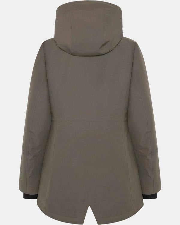 Didriksons Womens Alana Parka 2 - Mocha Brown F07