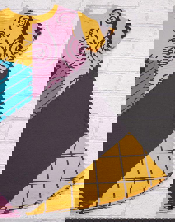 Disney The Nightmare Before Christmas Womens Black Sally Short Sleeve Skater Dress