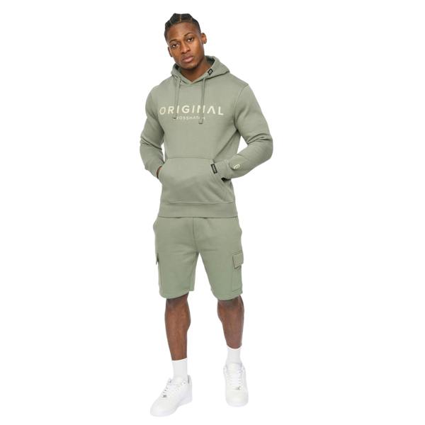 Crosshatch Mens Bardon Hoodie - Olive - 
