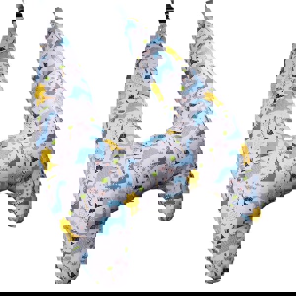 anycoplus Anypillow Car Travel Pillow UShape Dinosaur Zoo Pattern Children Travel Pillow Cushion for Car Seat, Safety Neck Pillow for Kids