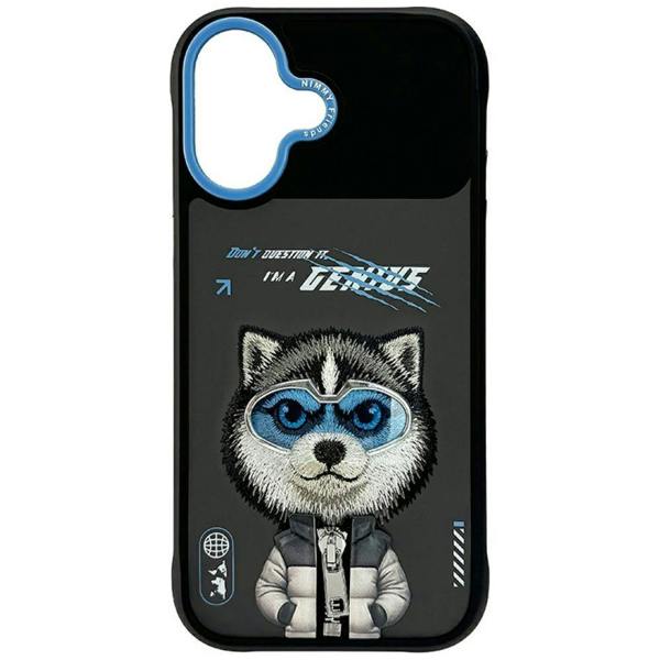 Nimmy Friends Nimmy Cool & Cute 2.0 Husky Case with MagSafe for iPhone 17 6.3" Grey Blue - N-KMLL-IP17-017-A