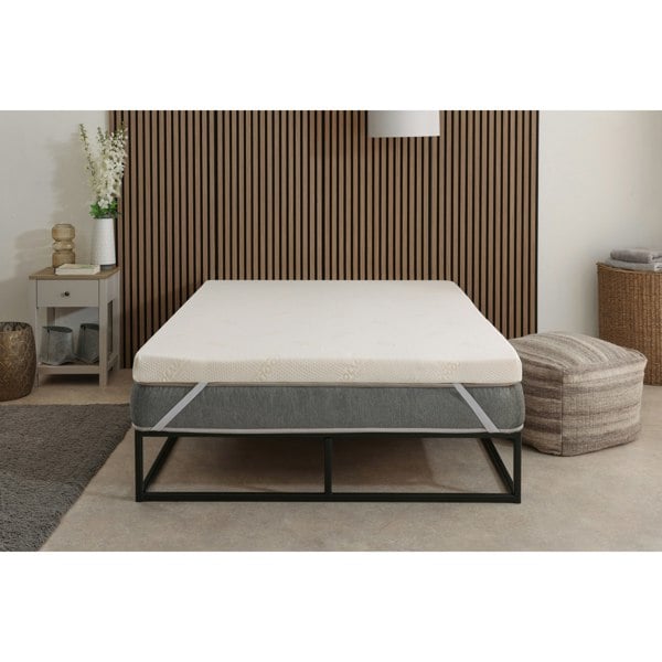 The Foam People Cool Max Memory Foam Mattress Topper - 1" Deep, Pressure Relief