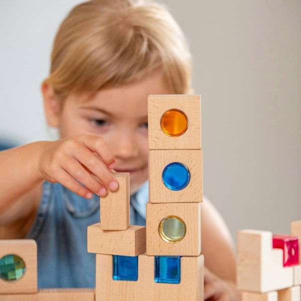 tickit Wooden Building Gem Blocks Super Set