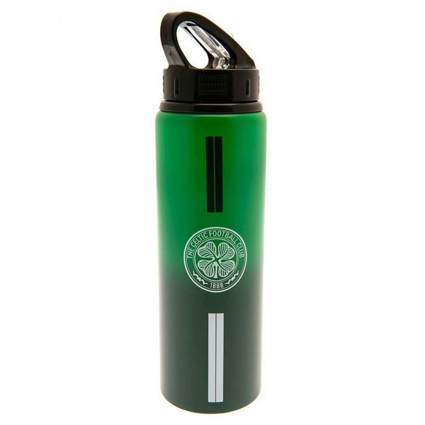 Celtic FC Fade Aluminium 750ml Water Bottle - Green