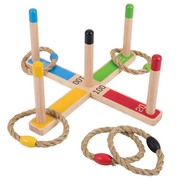 Bigjigs Toys BJ556 Wooden Quoits Game