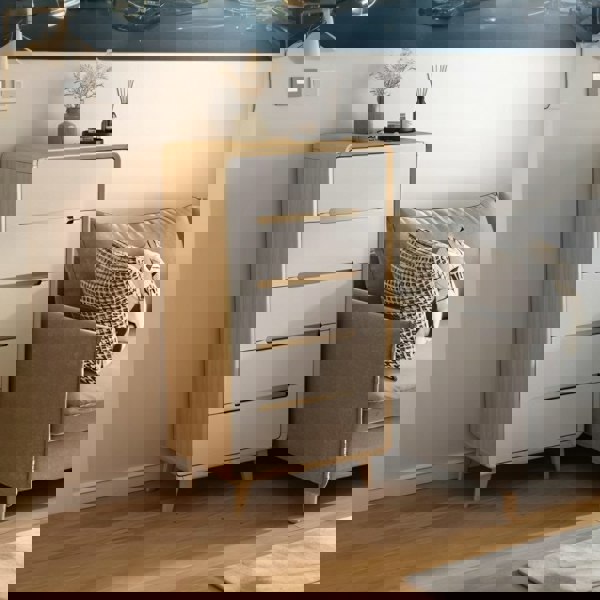 Sukh Wood Shoe Storage, Wood with shoe storage for back of door