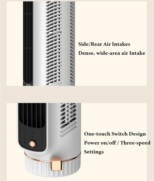 Leaper Blade-Less Tower Fan for Home Use