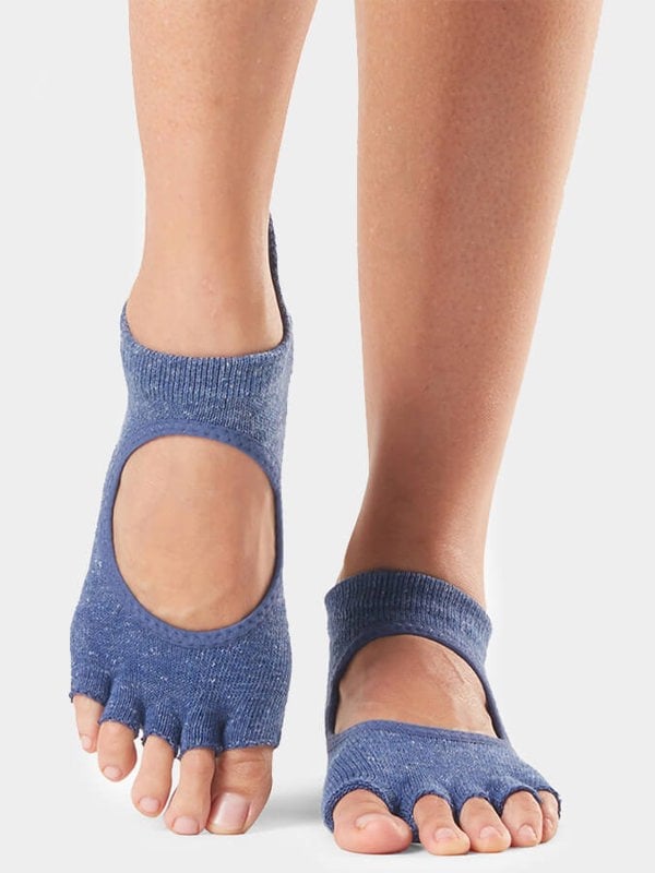 ToeSox Half Toe Bellarina Women's Yoga Grip Socks