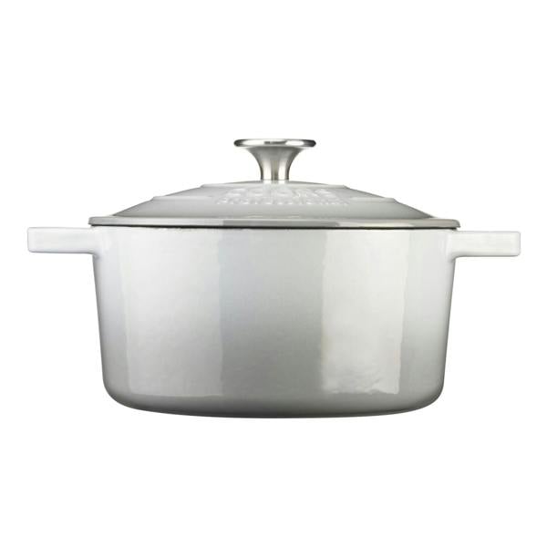 Cooks Professional 20cm Cast Iron Casserole | Grey