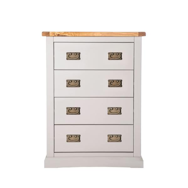 Loreo 4 Drawer Chest of Drawers Bras Drop Handle