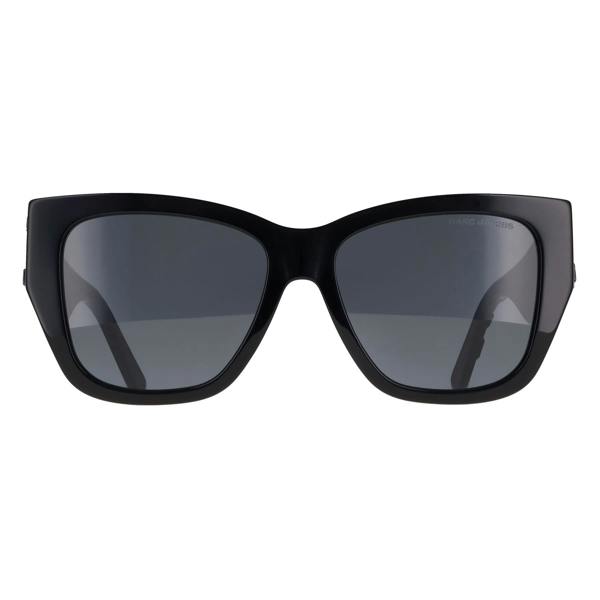 Marc Jacobs Sunglasses MARC 695/S 80S/2K Shiny Black Blue Light Mirror