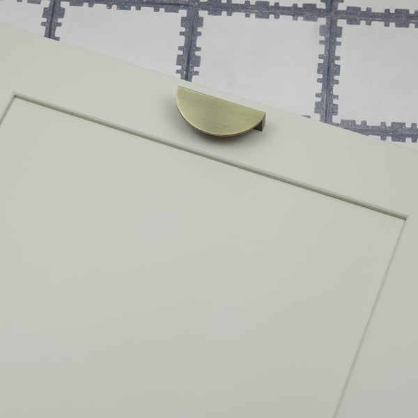 Handle & Home 64mm Antique Brass Half Moon Handle