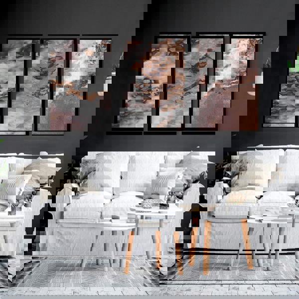 Contemporary Wall Art Decor | set of 3 framed wall art prints