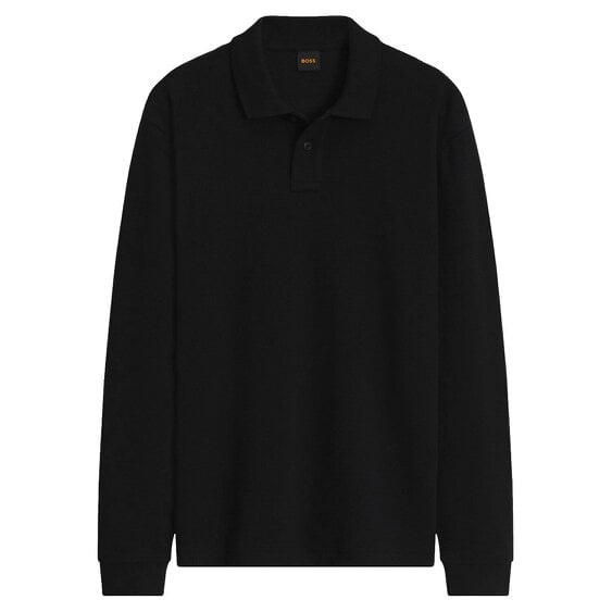 Boss Petempestolong 1 Waffle LS Polo