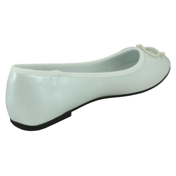 Spot On Ladies Spot On Ballerinas With Small Bow Detail F80397