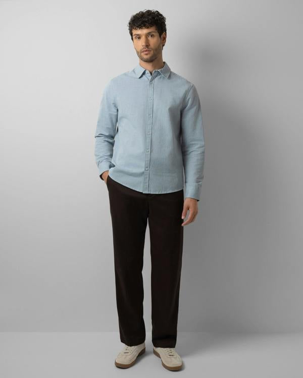 Steel & Jelly Allgreave - Abstract Jacquard Long Sleeve Shirt