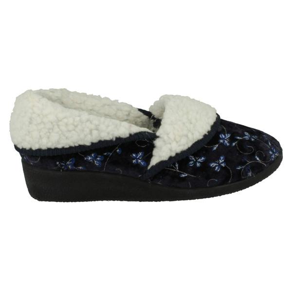 Four Seasons Ladies Four Seasons House Slippers Edith